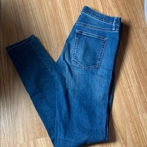 Gap high rise skinny jeans